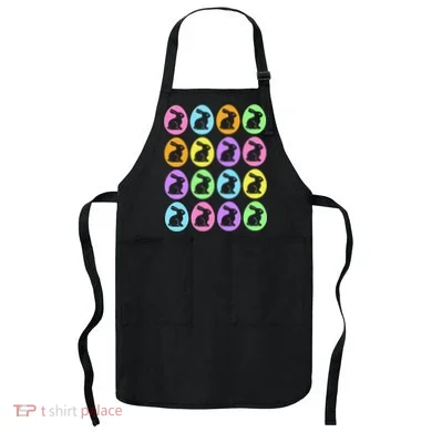 Easter Bunny Rabbit Eggs Apron