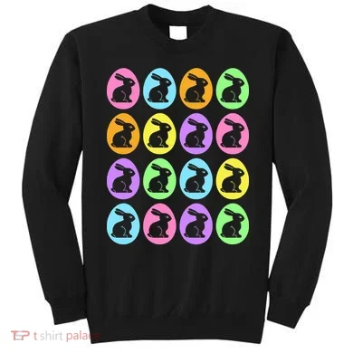Easter Bunny Rabbit Eggs Sweatshirt