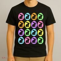 Easter Bunny Rabbit Eggs T-Shirt thumb 3