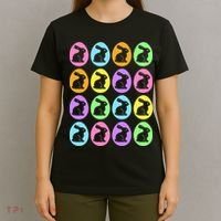 Easter Bunny Rabbit Eggs T-Shirt thumb 4