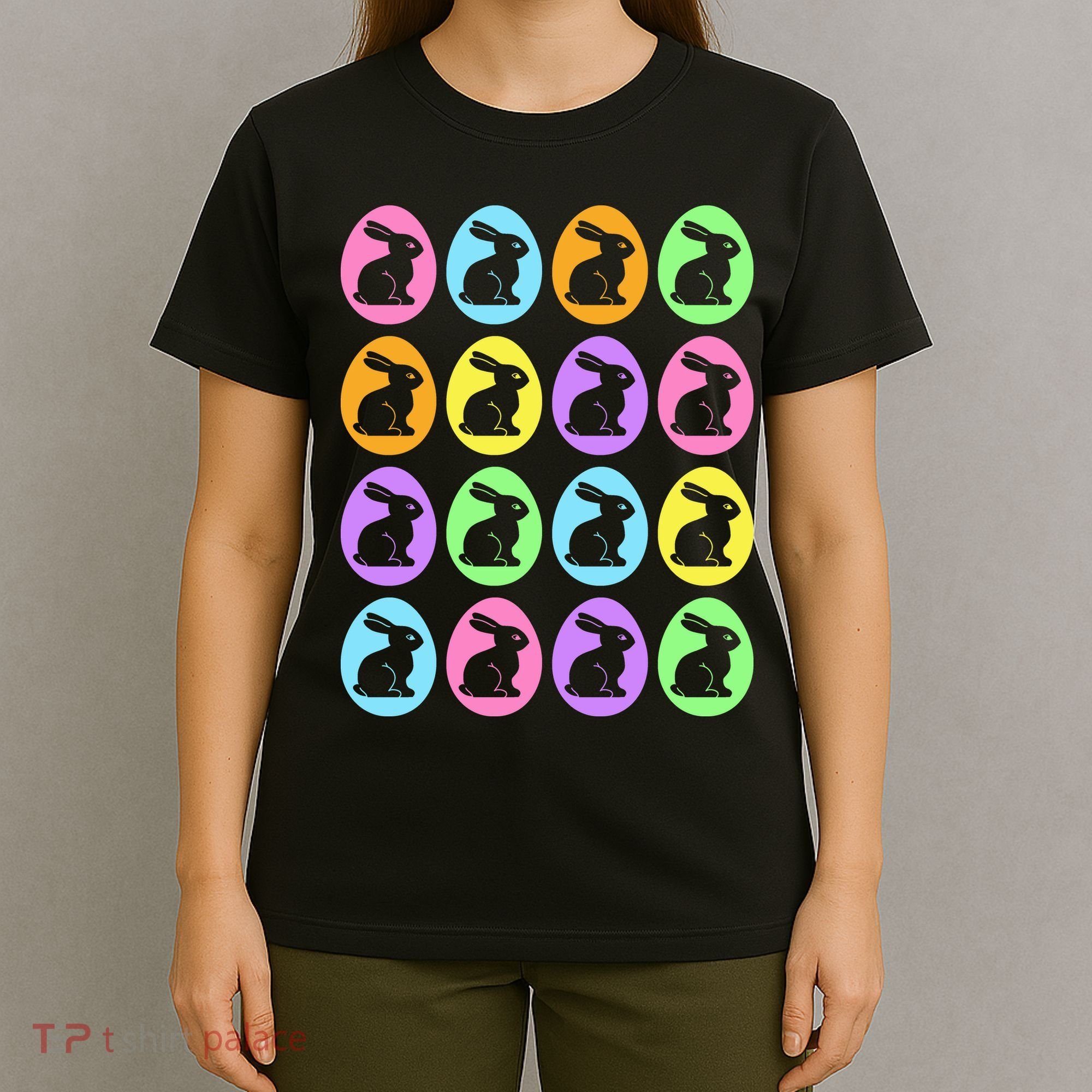 Easter Bunny Rabbit Eggs T-Shirt