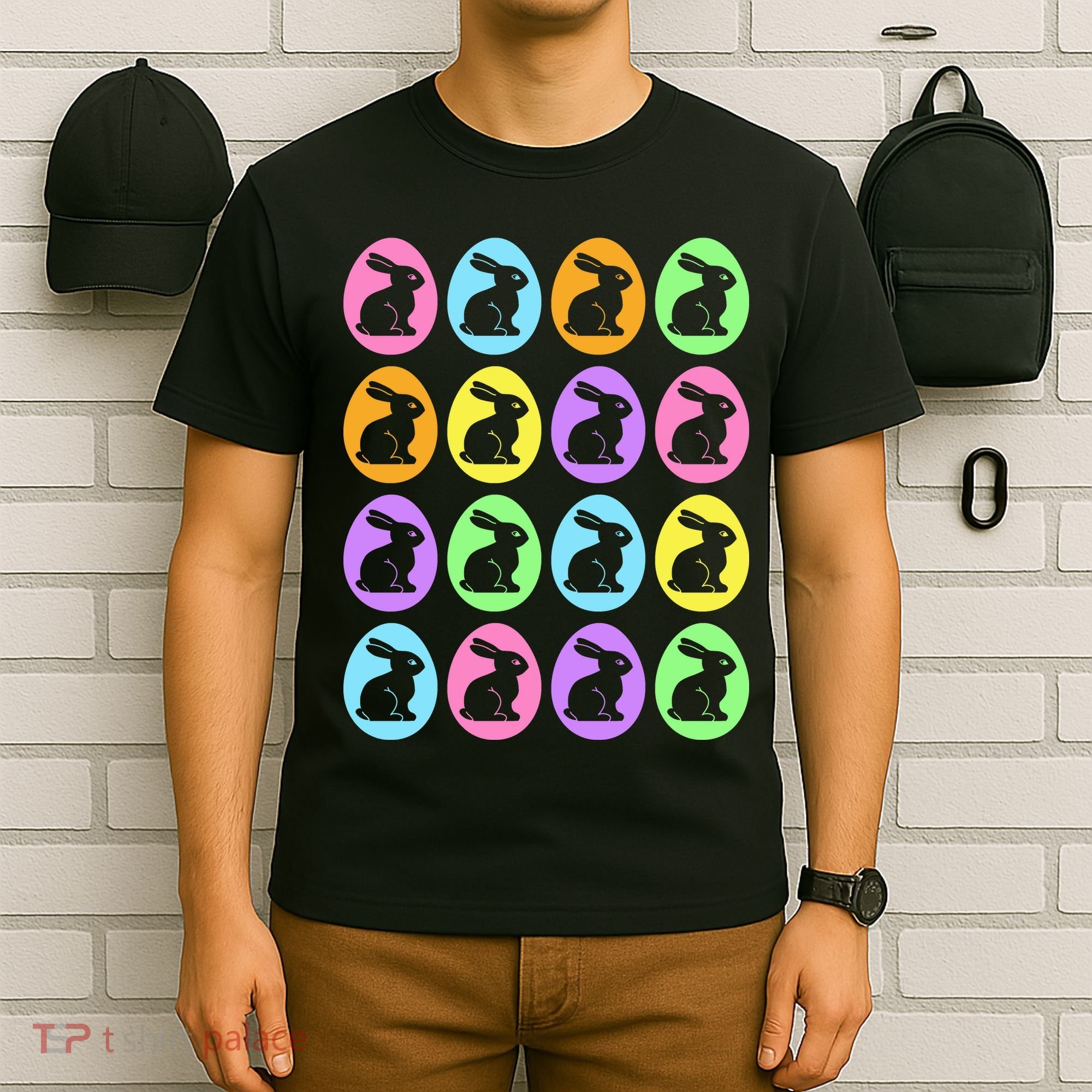 Easter Bunny Rabbit Eggs T-Shirt
