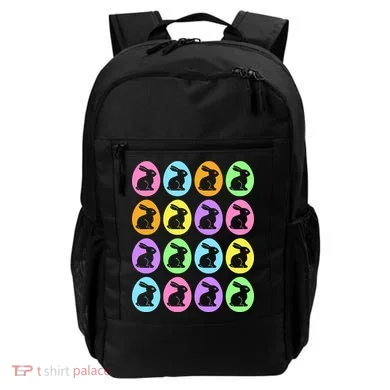 Easter Bunny Rabbit Eggs Backpack