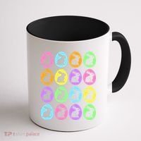 Easter Bunny Rabbit Eggs Coffee Mug thumb 1