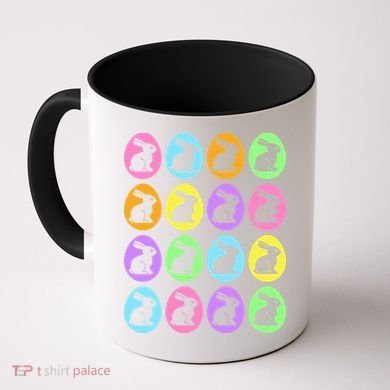 Easter Bunny Rabbit Eggs Coffee Mug