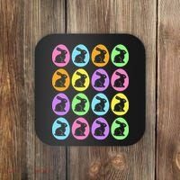 Easter Bunny Rabbit Eggs Coaster thumb 0