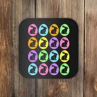 Easter Bunny Rabbit Eggs Coaster thumb 0