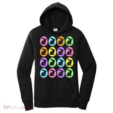 Easter Bunny Rabbit Eggs Women's Hoodie