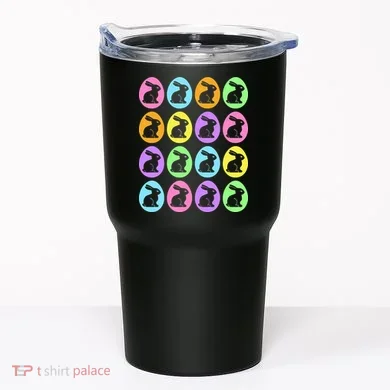 Easter Bunny Rabbit Eggs Tumbler