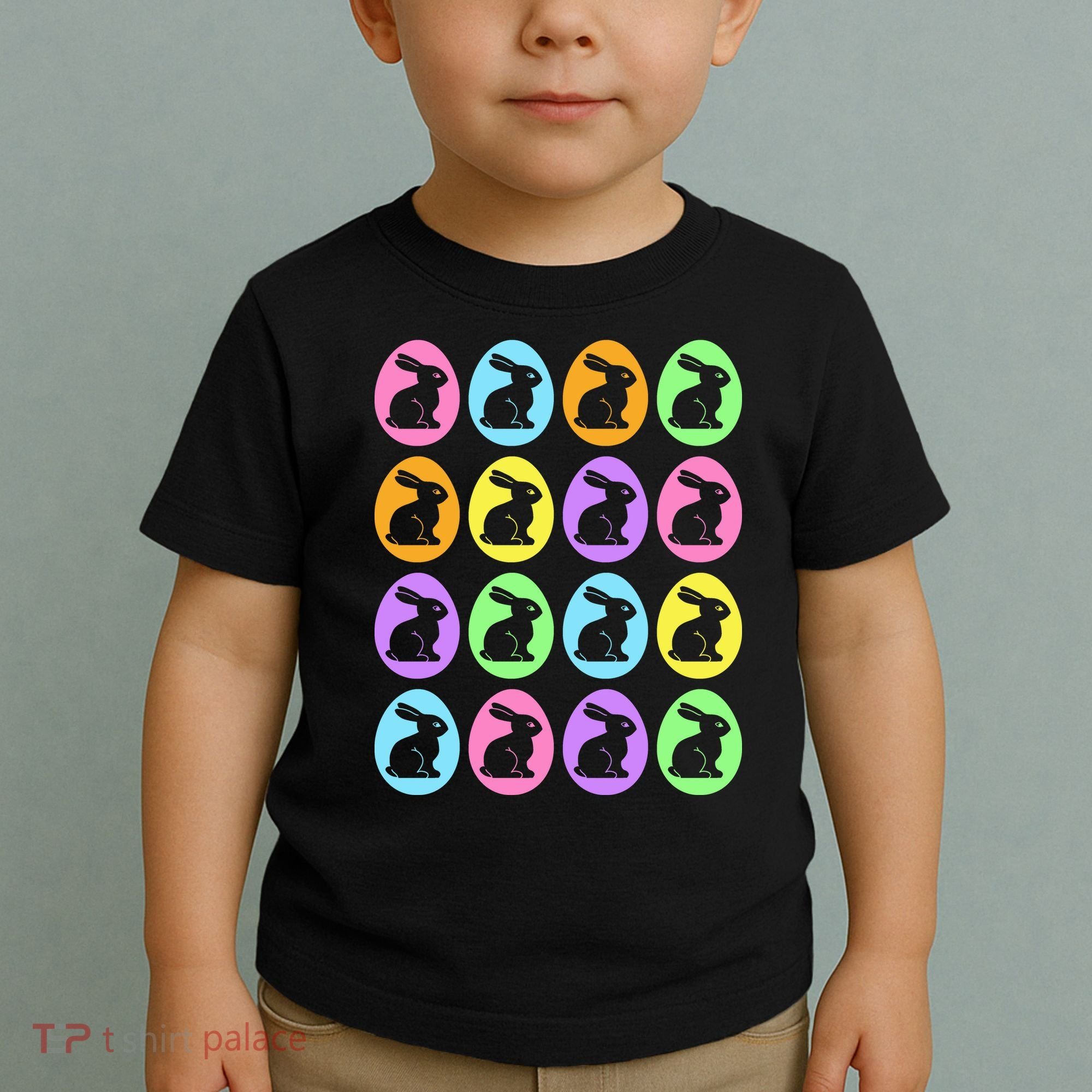 Easter Bunny Rabbit Eggs Toddler T-Shirt
