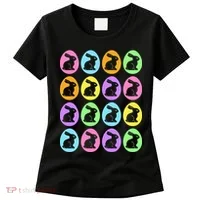 Easter Bunny Rabbit Eggs Women's T-Shirt thumb 0