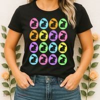 Easter Bunny Rabbit Eggs Women's T-Shirt thumb 2