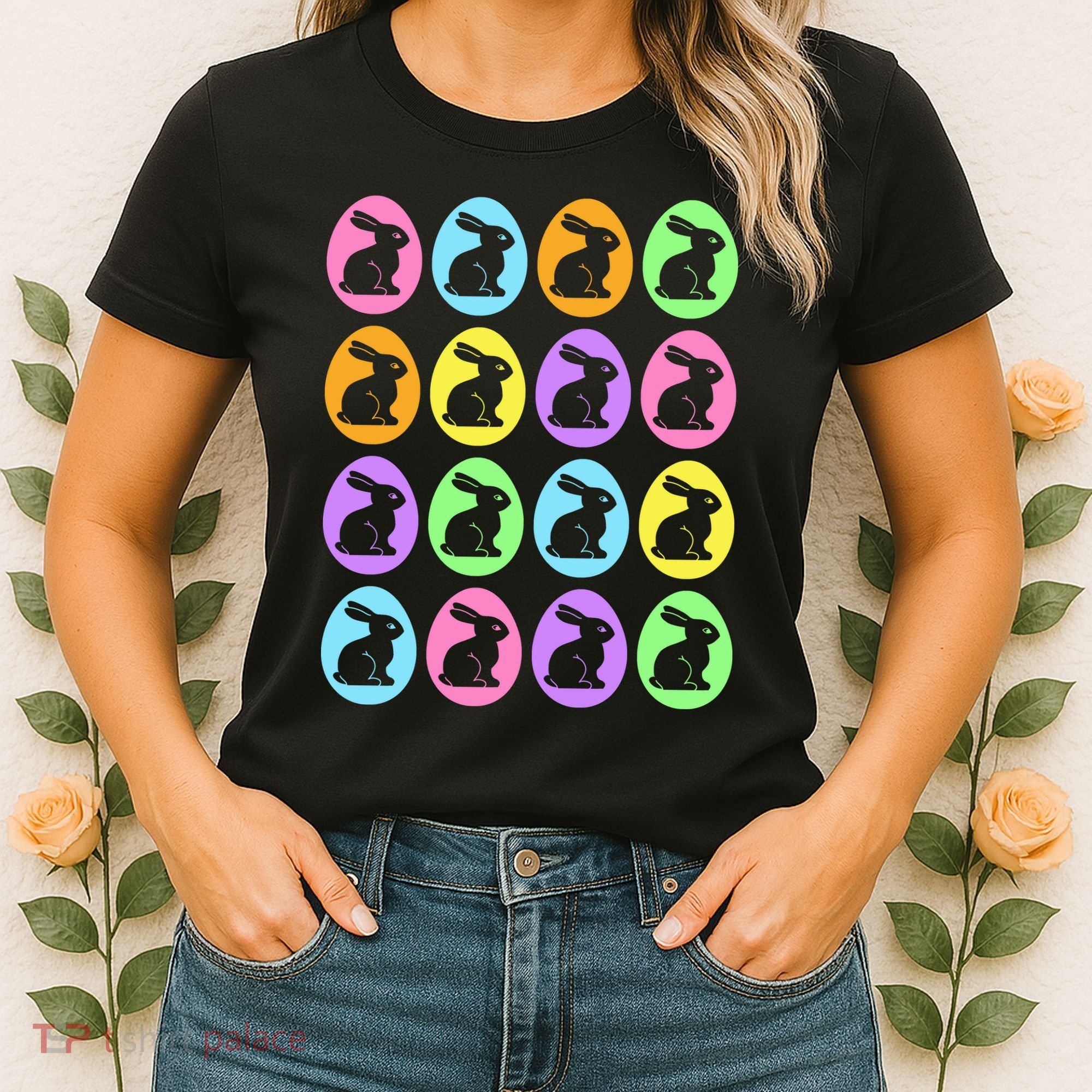 Easter Bunny Rabbit Eggs Women's T-Shirt