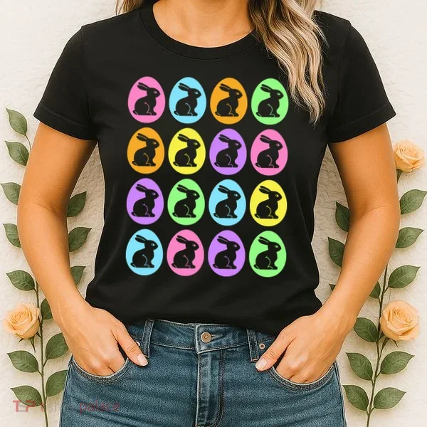 Easter Bunny Rabbit Eggs Women's T-Shirt