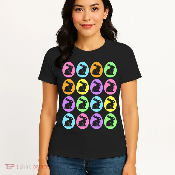 Easter Bunny Rabbit Eggs Women's T-Shirt