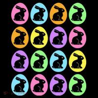 Easter Bunny Rabbit Eggs Women's T-Shirt thumb 6