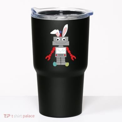 Easter Bunny Robot Tumbler