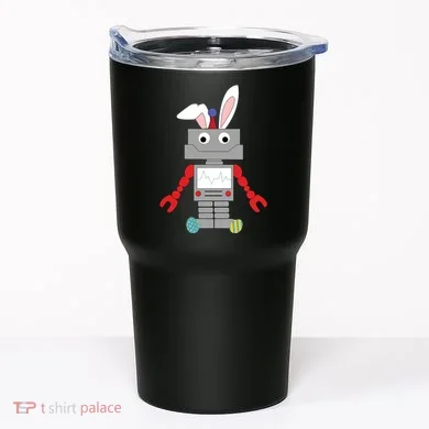 Easter Bunny Robot Tumbler