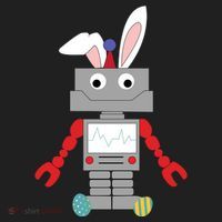 Easter Bunny Robot Tumbler thumb 3