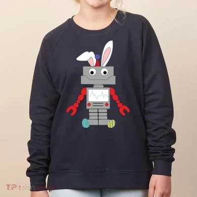 Easter Bunny Robot Women's Sweatshirt