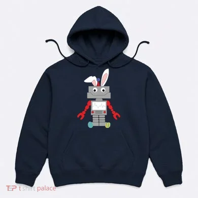 Easter Bunny Robot Hoodie
