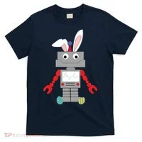 Easter Bunny Robot T-Shirt thumb 0