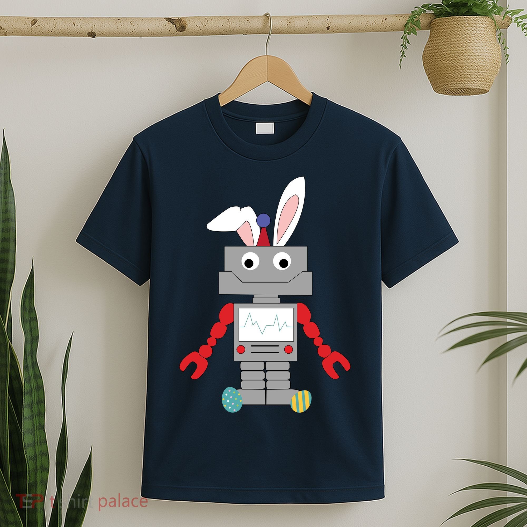 Easter Bunny Robot T-Shirt