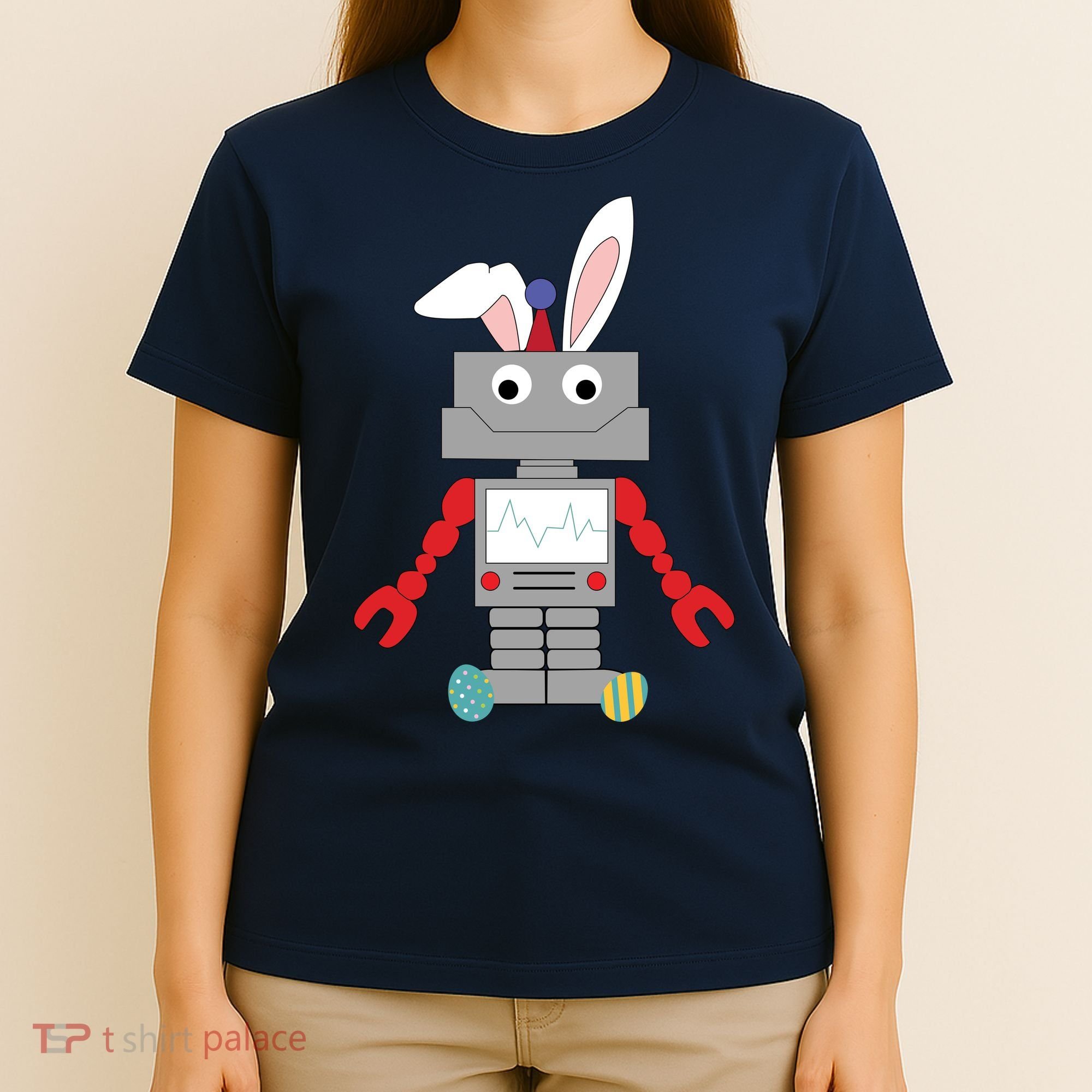 Easter Bunny Robot T-Shirt