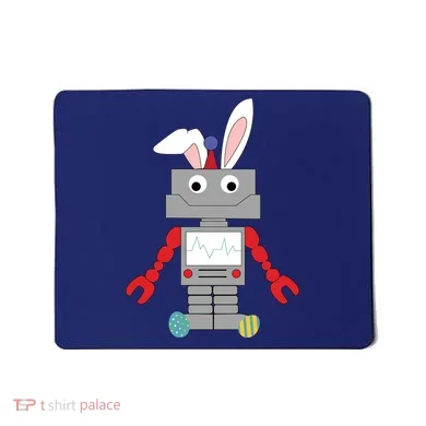 Easter Bunny Robot Mousepad