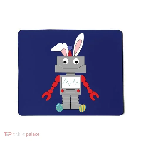 Easter Bunny Robot Mousepad in the selected color