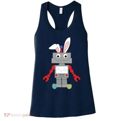 Easter Bunny Robot Women's Tank Top