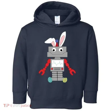 Easter Bunny Robot Toddler Hoodie