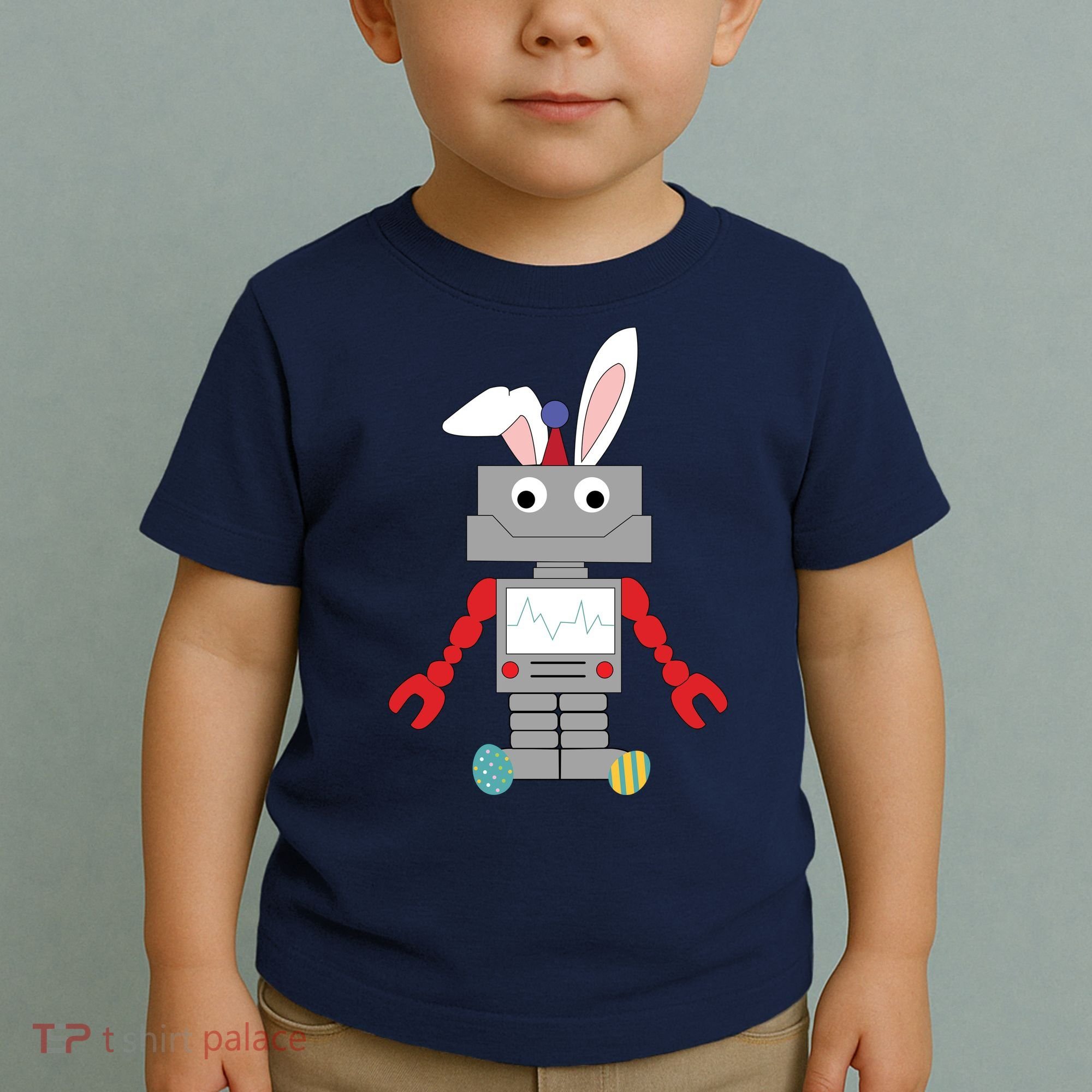 Easter Bunny Robot Toddler T-Shirt