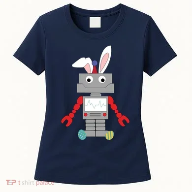 Easter Bunny Robot Women's T-Shirt