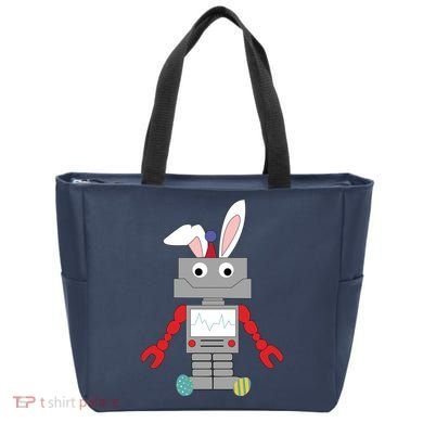 Easter Bunny Robot Tote Bag