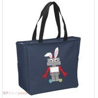 Easter Bunny Robot Tote Bag thumb 2