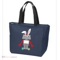Easter Bunny Robot Tote Bag thumb 3