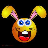 Easter Bunny Simley Emoji Doggie Tank thumb 4