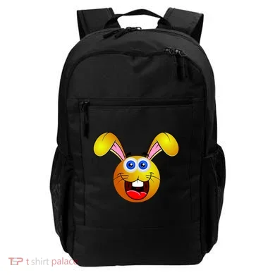 Easter Bunny Simley Emoji Backpack