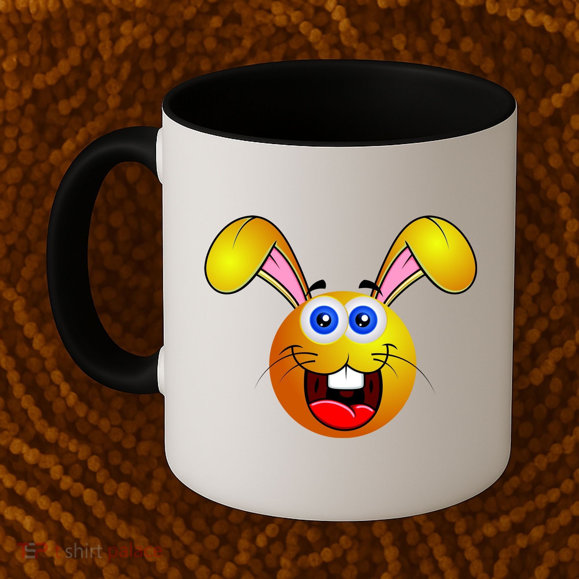 Easter Bunny Simley Emoji Coffee Mug