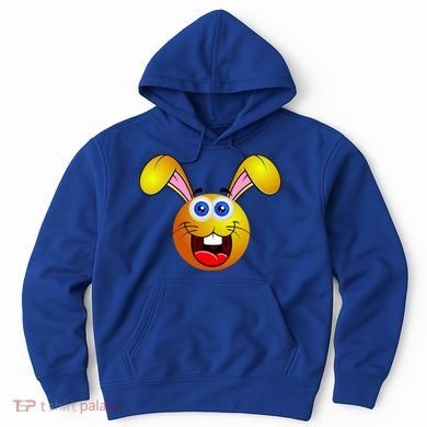 Easter Bunny Simley Emoji Hoodie