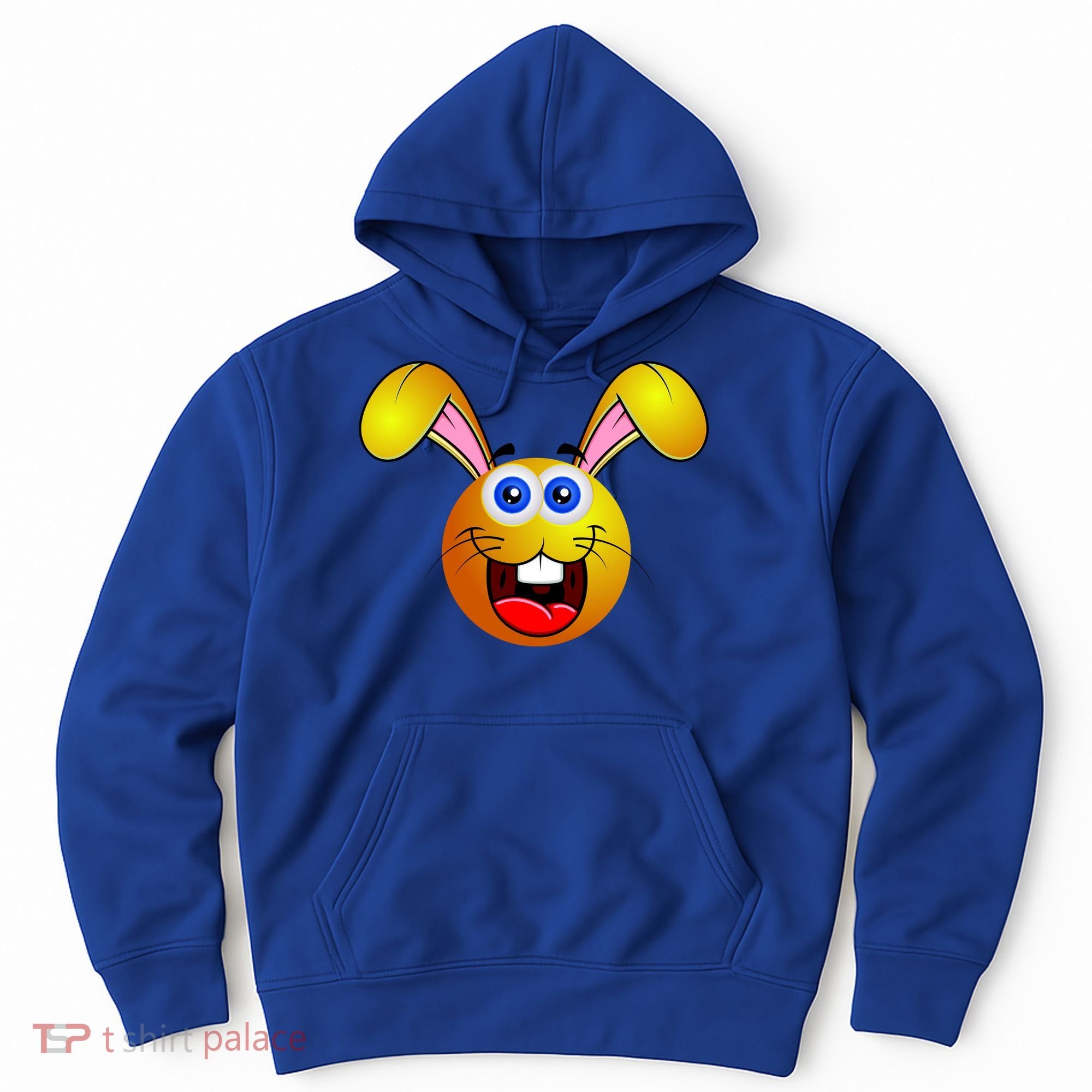 Easter Bunny Simley Emoji Hoodie