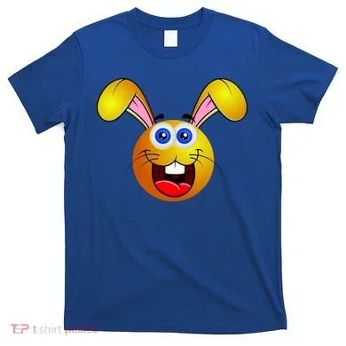 Easter Bunny Simley Emoji T-Shirt
