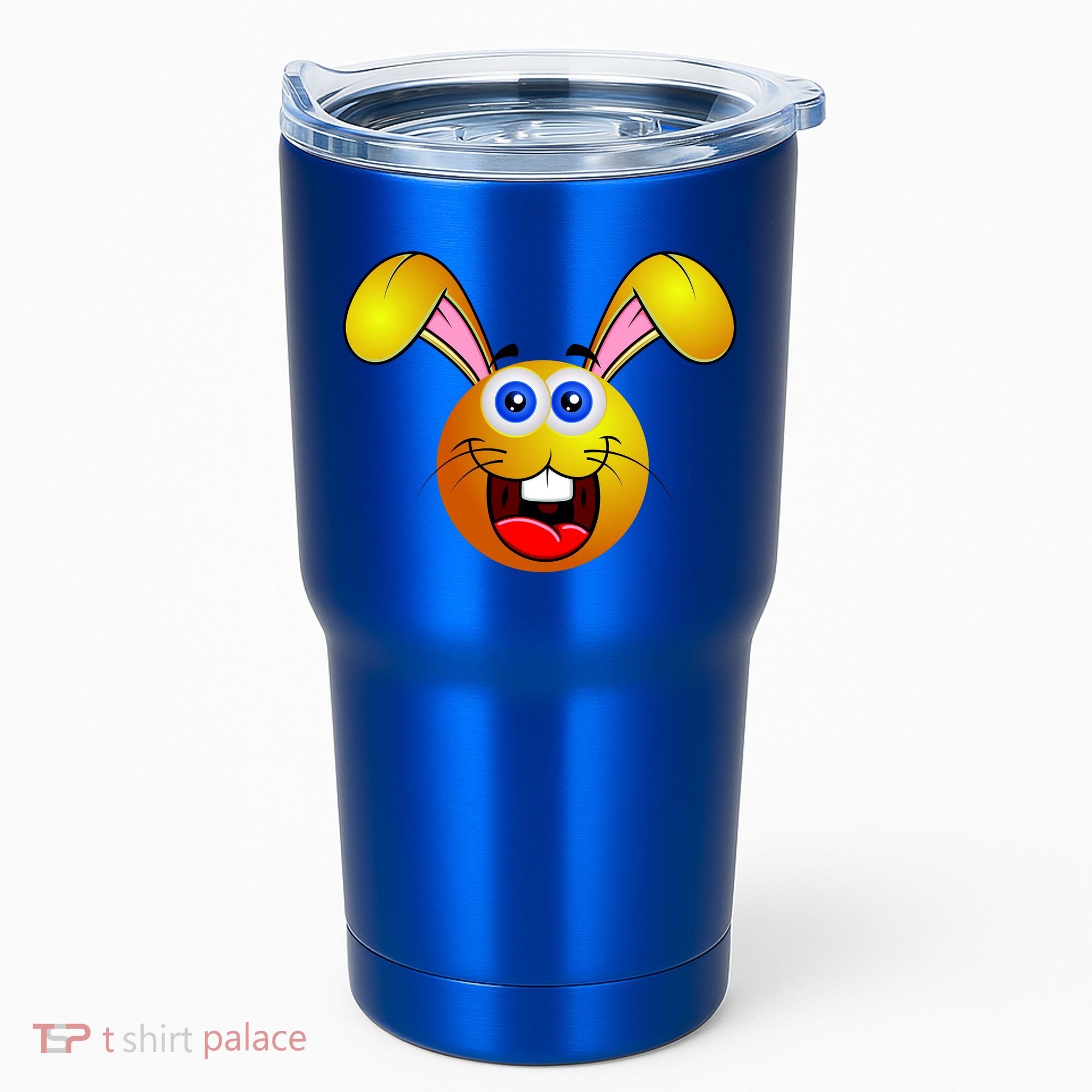Easter Bunny Simley Emoji Tumbler