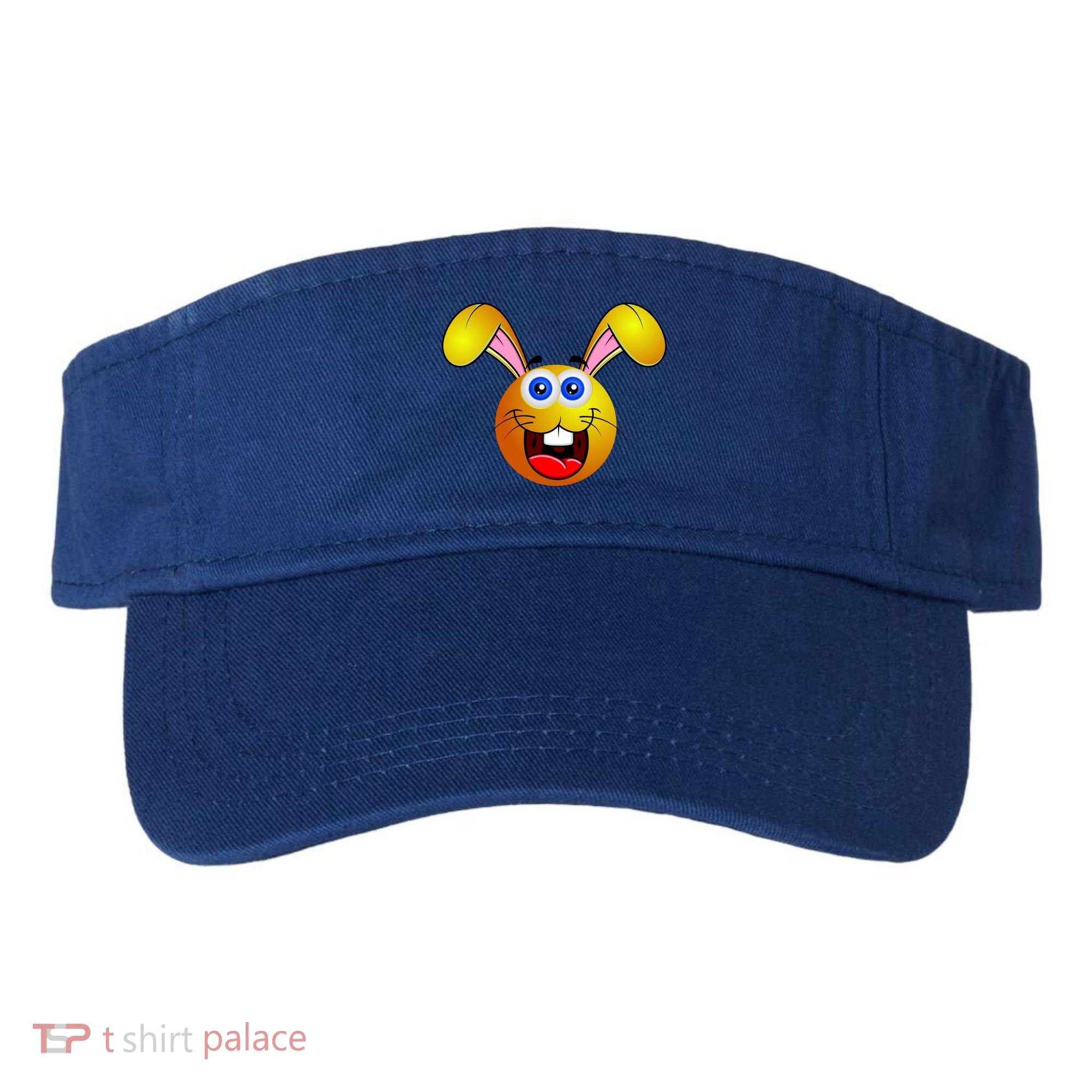 Easter Bunny Simley Emoji Visor