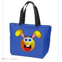 Easter Bunny Simley Emoji Tote Bag thumb 3