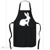 Easter Bunny Simple Love Heart Apron thumb 0