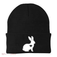 Easter Bunny Simple Love Heart Beanie thumb 0