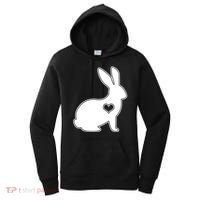 Easter Bunny Simple Love Heart Women's Hoodie thumb 0