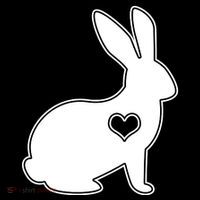 Easter Bunny Simple Love Heart Toddler Hoodie thumb 2